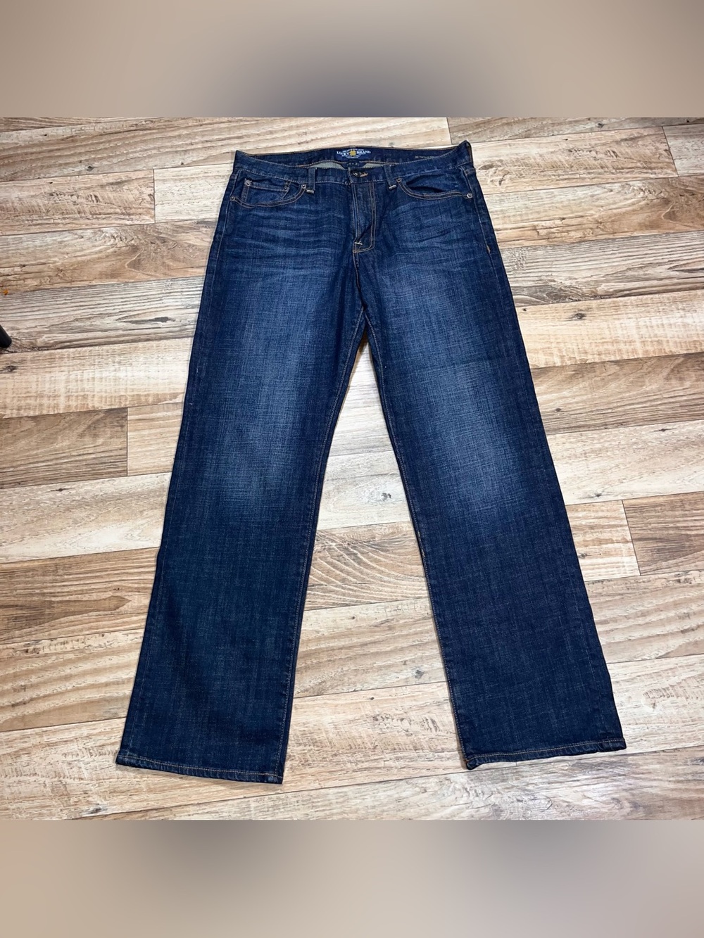 Lucky Brand Men Jeans 36x33* 361 Vintage Straight Dark Wash Denim Classic Fit